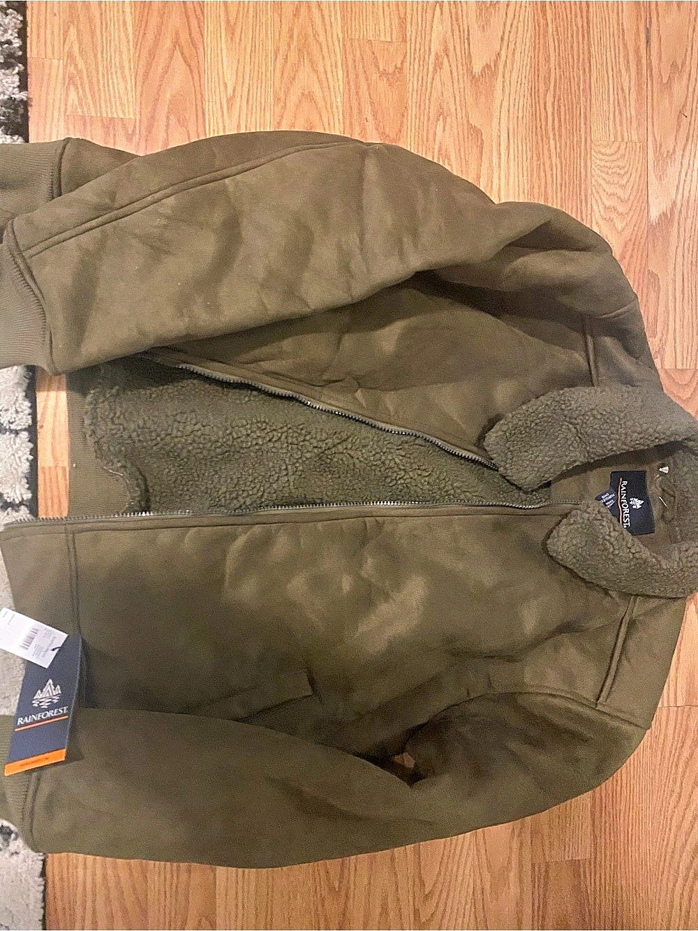 Rainforest Military Field Jacket in Green NWT
